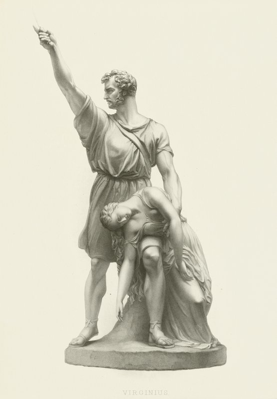 Virginius a jeho dcera od Patrick MacDowell