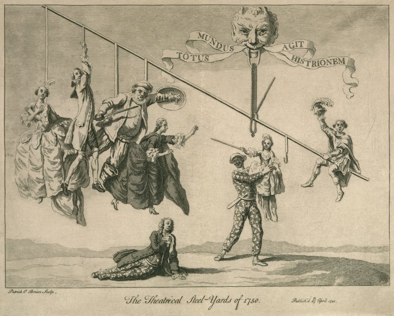 Rytina Theatrical Steel-Yards of 1750 od Patrick OBrian