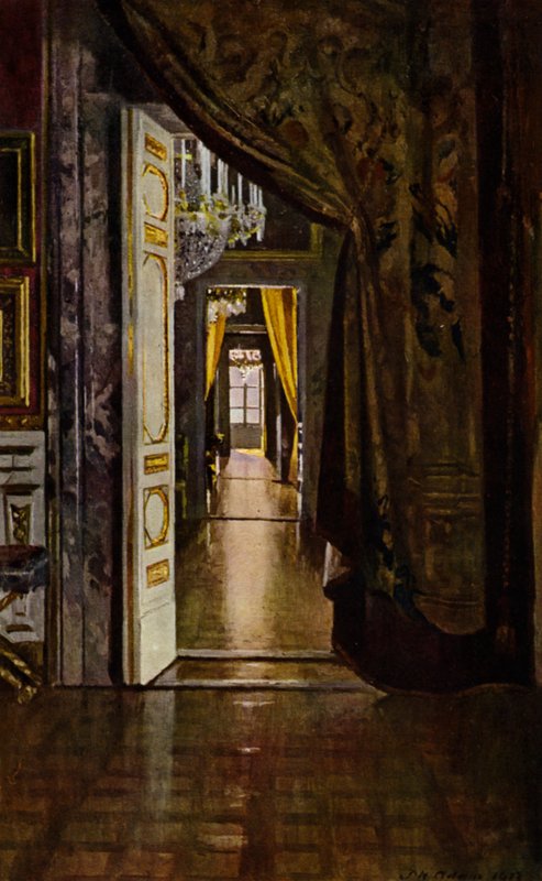 Palazzo Pitti, Florencie (barva lito) od Patrick William Adam