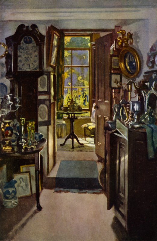 The Curiosity Shop (barevná litografie) od Patrick William Adam
