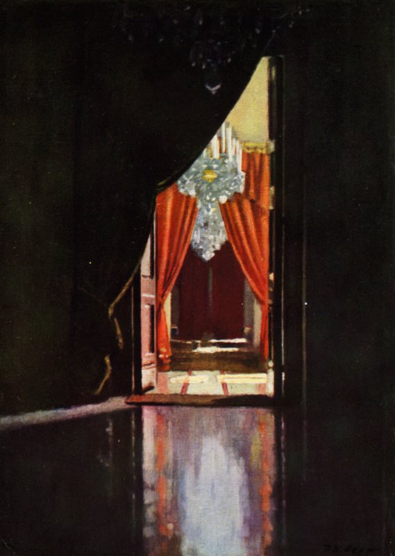 Velký vchod, Palazzo Pitti (barevné lito) od Patrick William Adam
