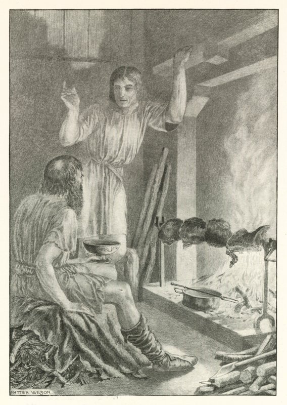Ilustrace k Homérově Odyssei (litografie) od Patten (after) Wilson