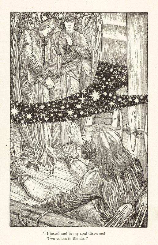 Rime of the Ancient Mariner (rytina) od Patten Wilson