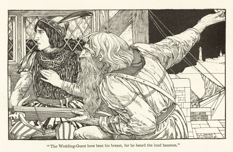 Rime of the Ancient Mariner (rytina) od Patten Wilson
