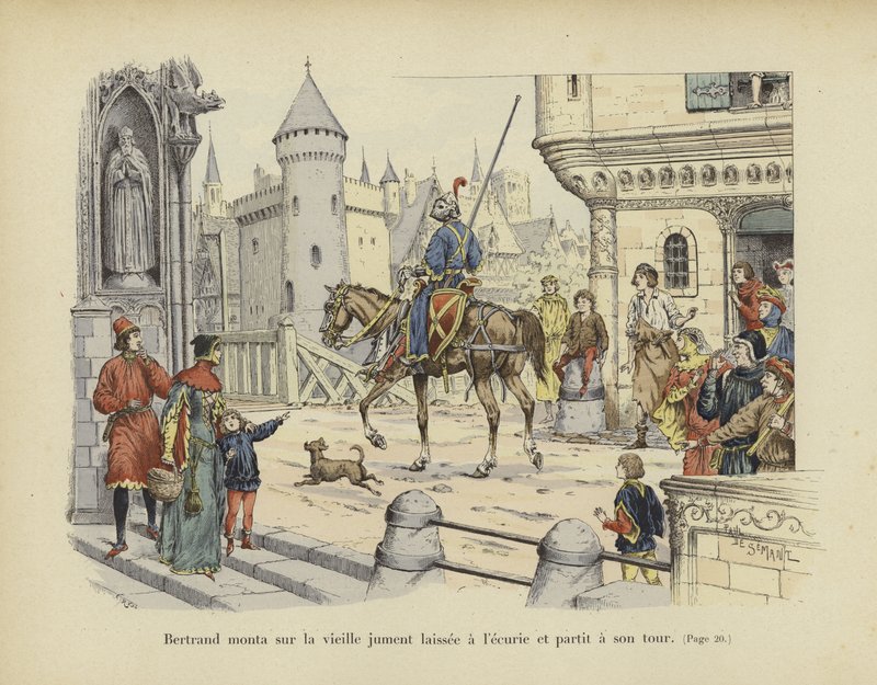 Bertrand du Guesclin odjíždí na staré klisně od Paul de Semant