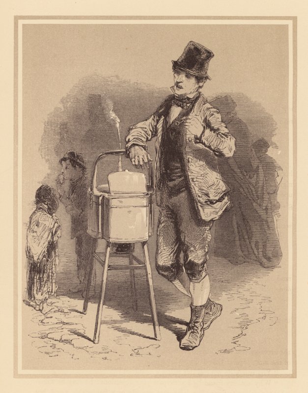 Gavarni v Londýně: (litografie) od Paul (after) Gavarni