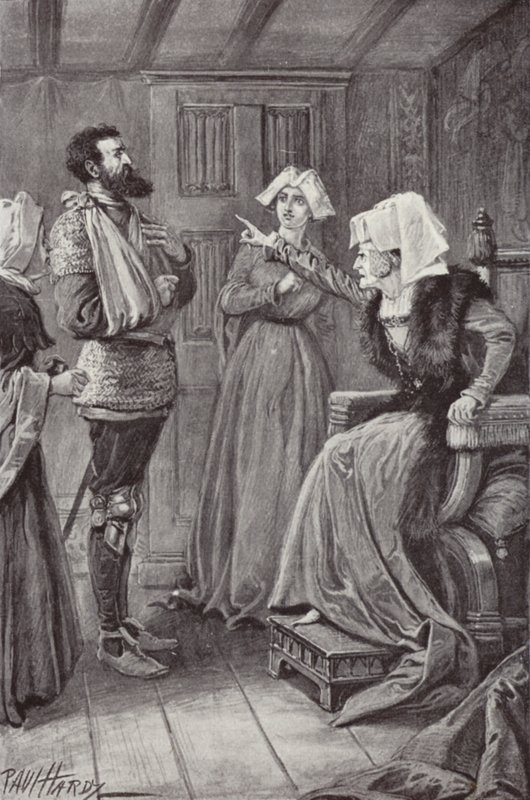 Ilustrace pro The Cloister and The Hearth od Charlese Reade (litho) od Paul (after) Hardy