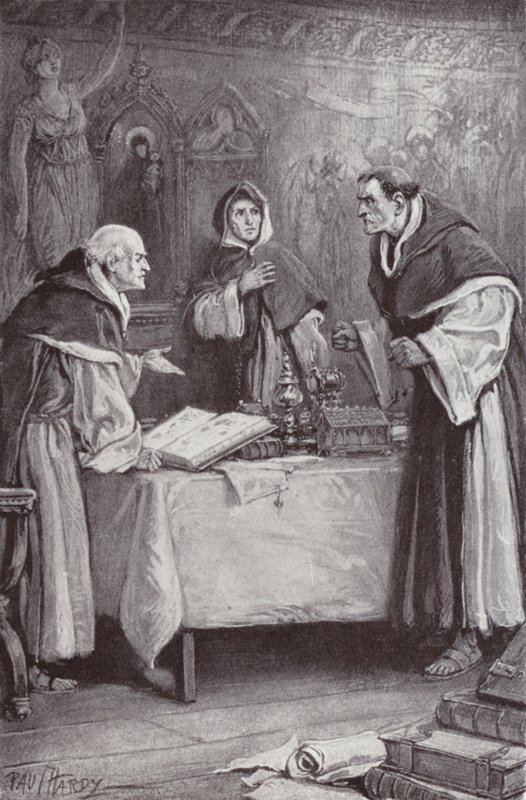Ilustrace pro The Cloister and The Hearth od Charlese Reade (litho) od Paul (after) Hardy