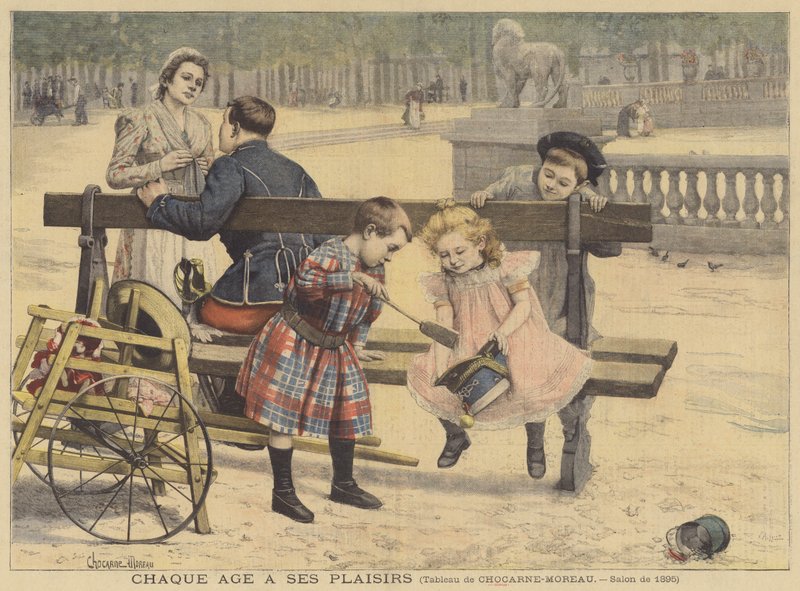 Chaque age a ses plaisirs (Každý věk má své potěšení) od Paul Charles Chocarne Moreau