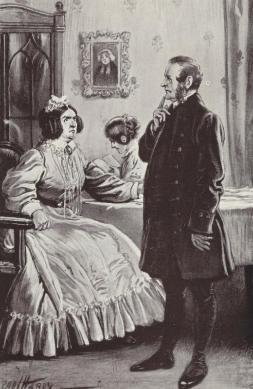 Ilustrace pro Barchester Towers od Anthony Trollope od Paul Hardy