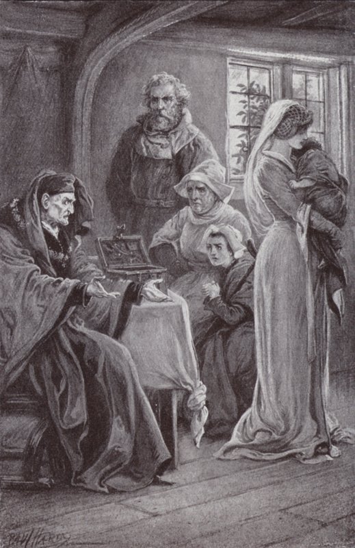 Ilustrace pro The Cloister and The Hearth od Charlese Reade od Paul Hardy