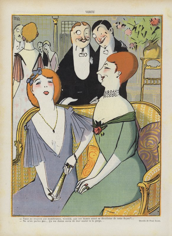 Ilustrace pro Le Rire od Paul Iribe