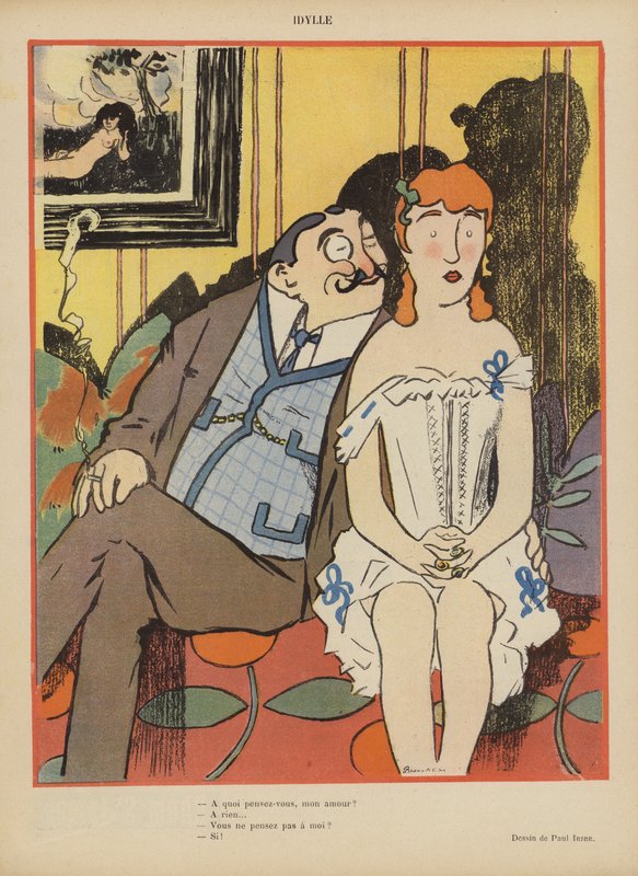 Ilustrace pro Le Rire od Paul Iribe