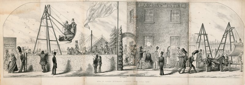 24. dubna, neděle odpoledne, hospoda Primrose, Křídová farma od Percy Cruikshank