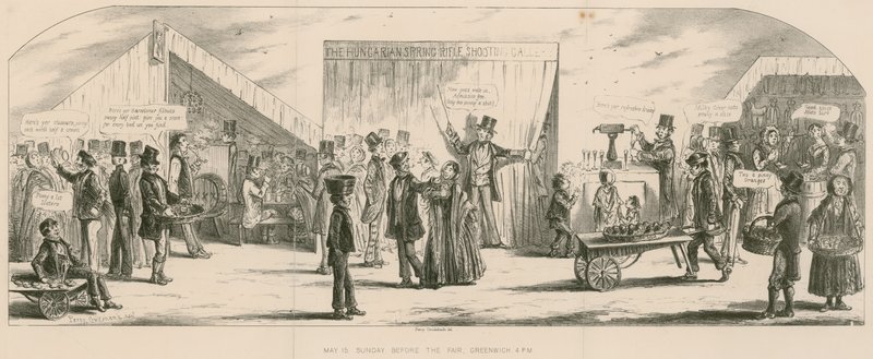 Bartolomějský veletrh, Londýn: neděle před veletrhem, Greenwich od Percy Cruikshank