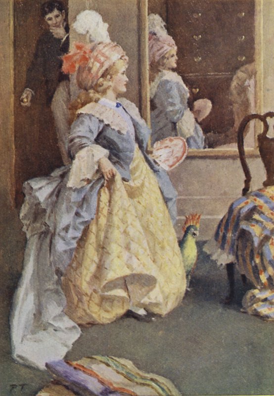 Ilustrace pro malé ženy Louisa M Alcott (barevné lito) od Percy Tarrant