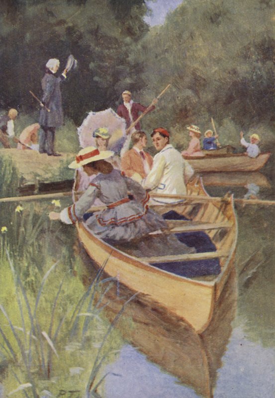 Ilustrace pro malé ženy Louisa M Alcott (barevné lito) od Percy Tarrant