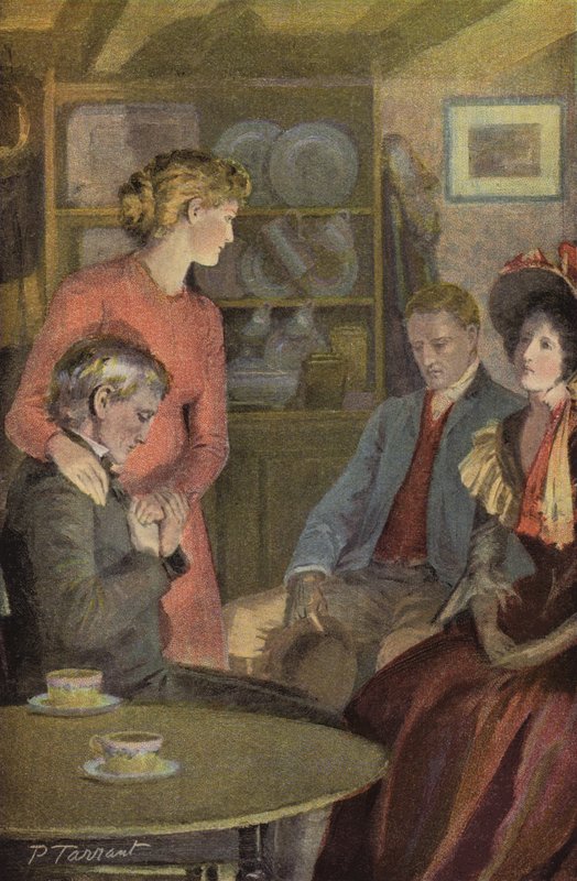 Ilustrace pro Silase Marnera od George Eliota (barevné lito) od Percy Tarrant