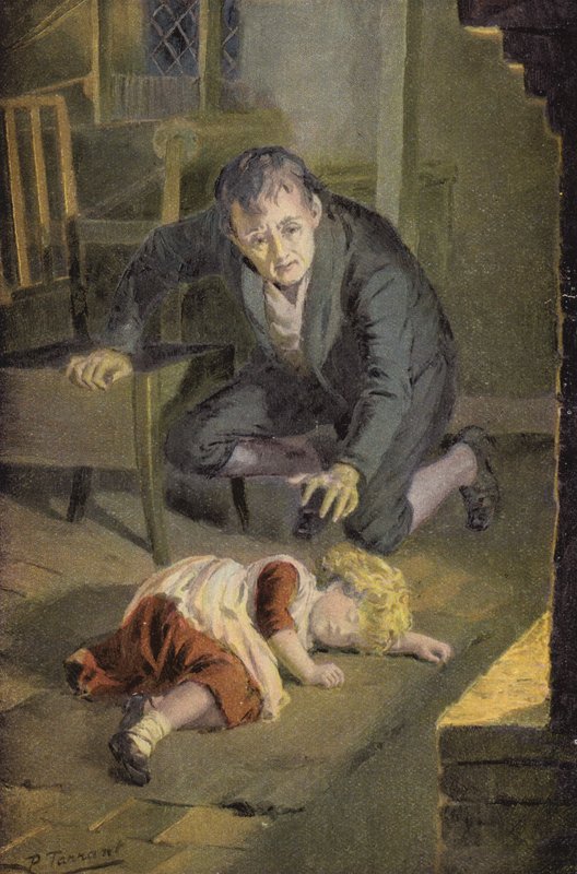 Ilustrace pro Silase Marnera od George Eliota (barevné lito) od Percy Tarrant