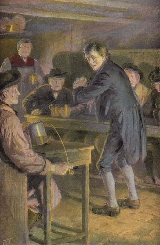 Ilustrace pro Silase Marnera od George Eliota (barevné lito) od Percy Tarrant