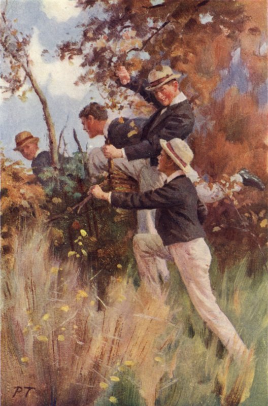Přes první plot (barevné lito) od Percy Tarrant