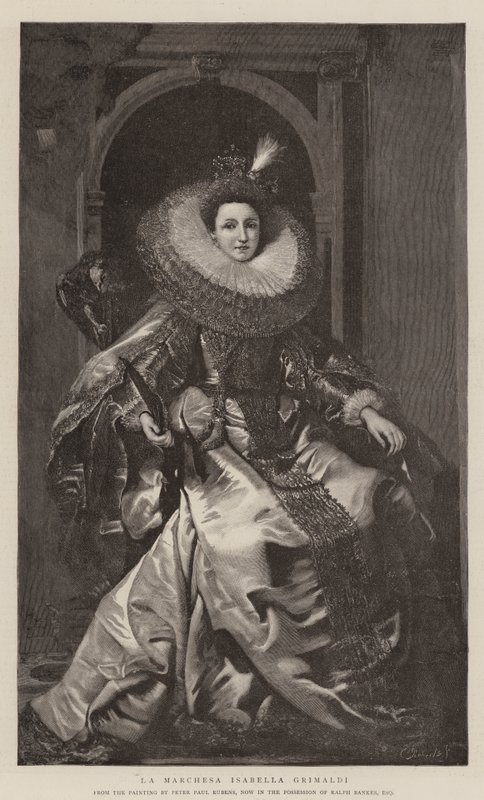 Marchesa Isabella Grimaldi od Peter Paul Rubens