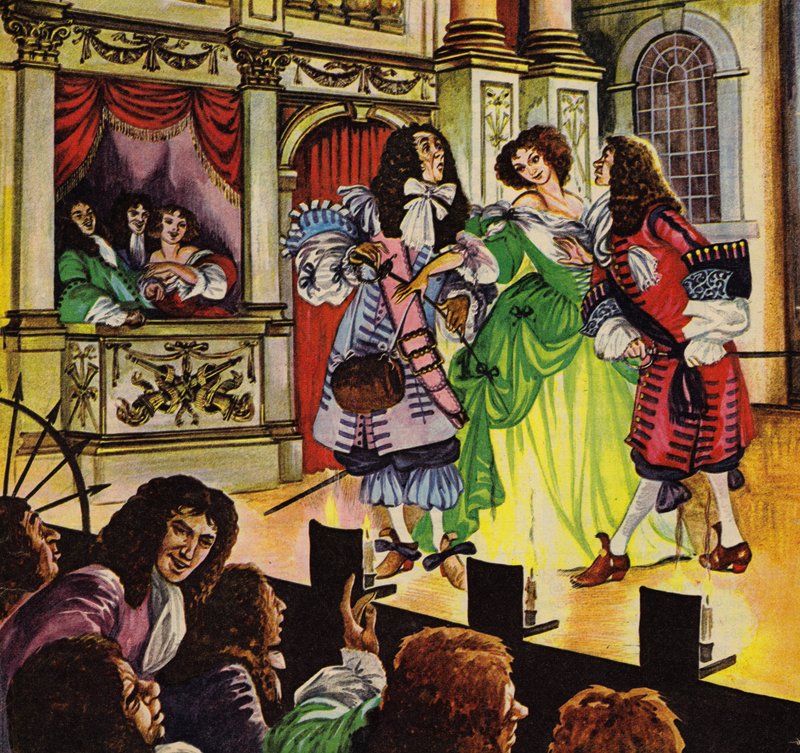 Diváci sledující The Country Wife od Williama Wycherleyho od Peter Jackson