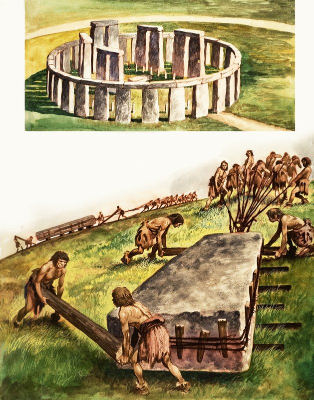 Stavba Stonehenge od Peter Jackson