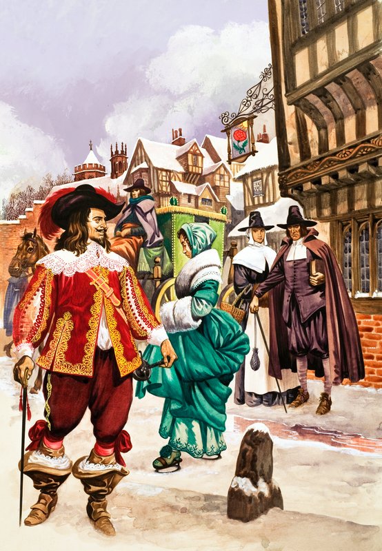 Cavalier v Londýně 17. století od Peter Jackson