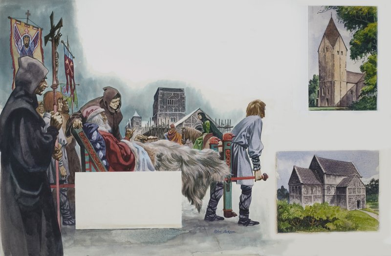 Král Edward, později svatý Edward Vyznavač od Peter Jackson