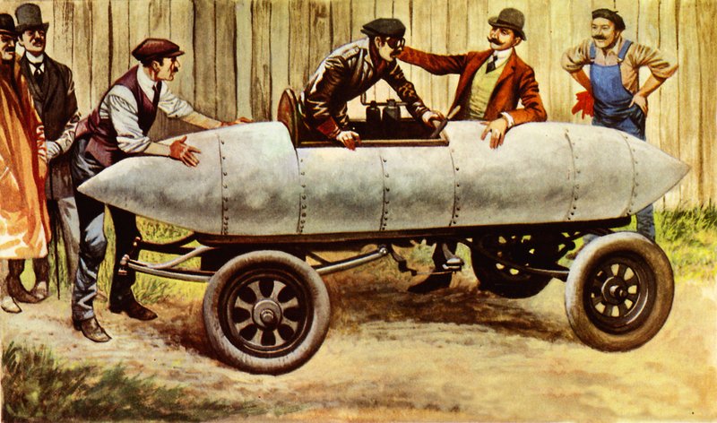 Le Jamais Contente, první auto, které jelo rychlostí přes 60 mph od Peter Jackson