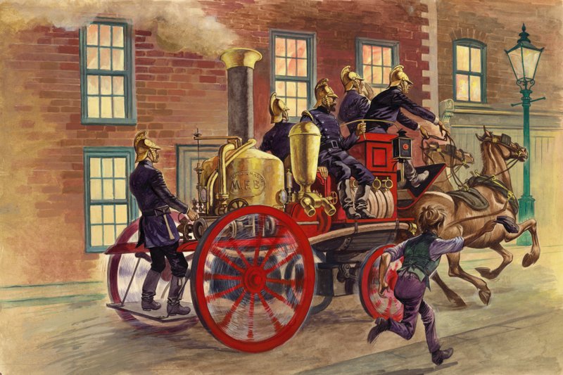 Londýnské hasičské auto z roku 1860 od Peter Jackson