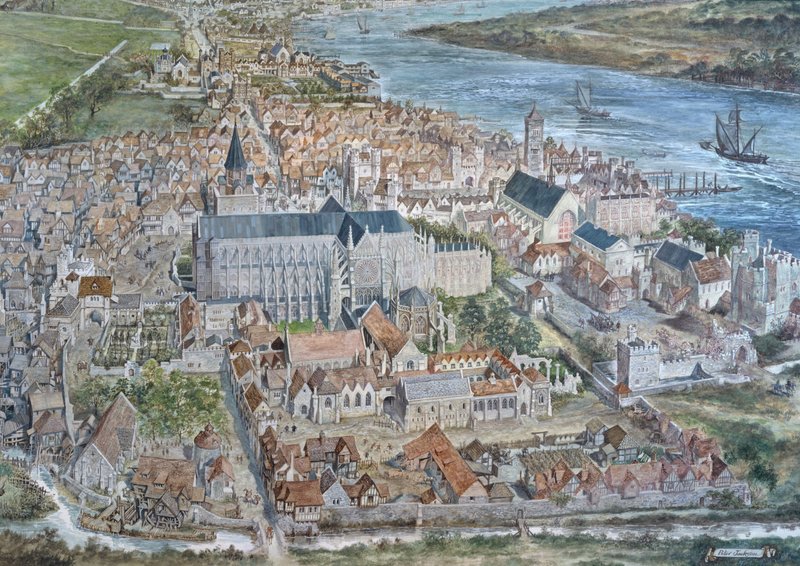 Starý Londýn zrekonstruovaný: Město Westminster od Peter Jackson