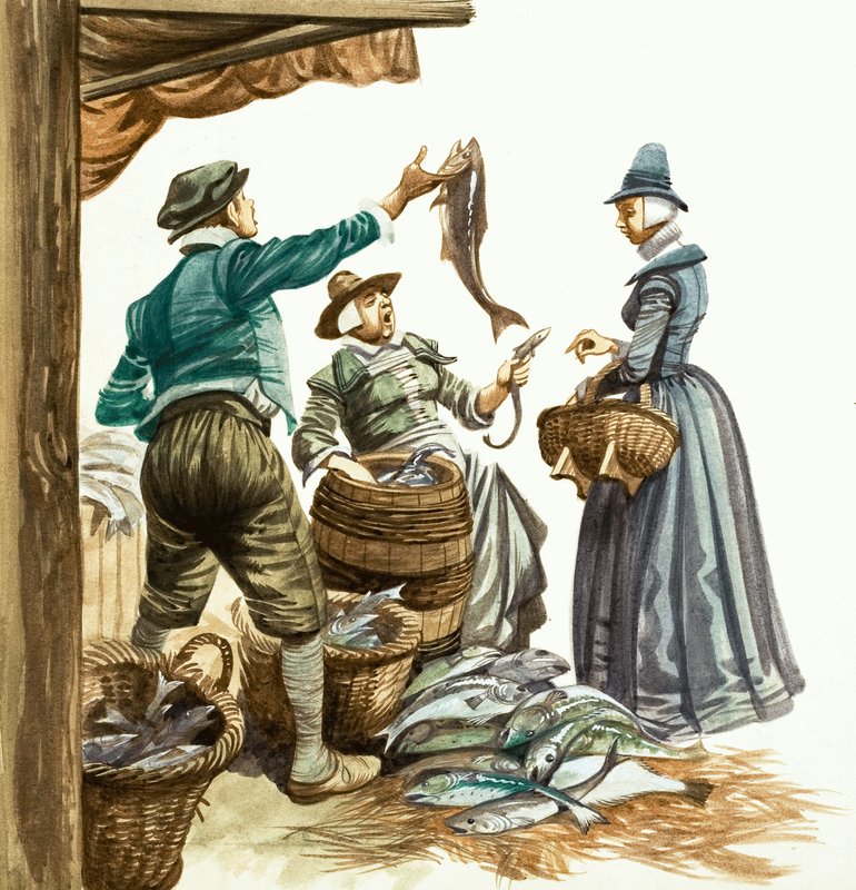 Once Upon a Time... trhoví a pouliční obchodníci v době Tudorovců od Peter Jackson