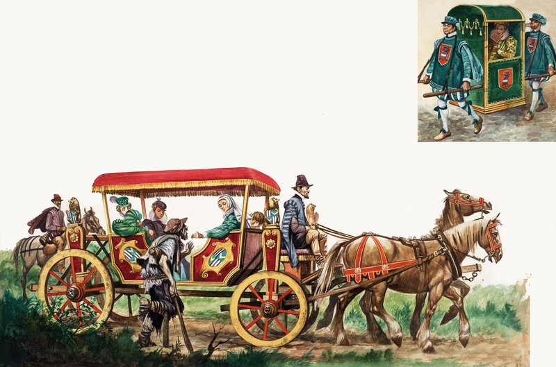 Veřejná doprava: kůň, kočár a sedan od Peter Jackson
