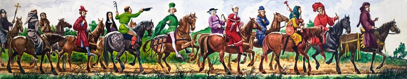 Podivuhodný příběh Británie: Básník Chaucer a poutníci od Peter Jackson