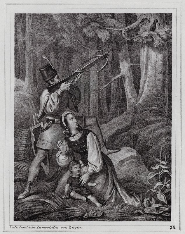 Matyáš Korvín, král havranů (rytina) od Peter Johann Nepomuk Geiger