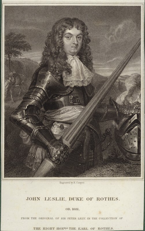 Portrét Johna Leslieho, vévody z Rothes od Peter Lely