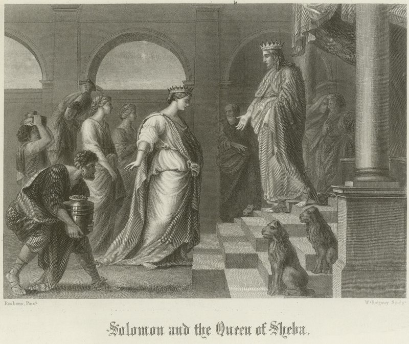 Šalamoun a královna ze Sáby od Peter Paul Rubens