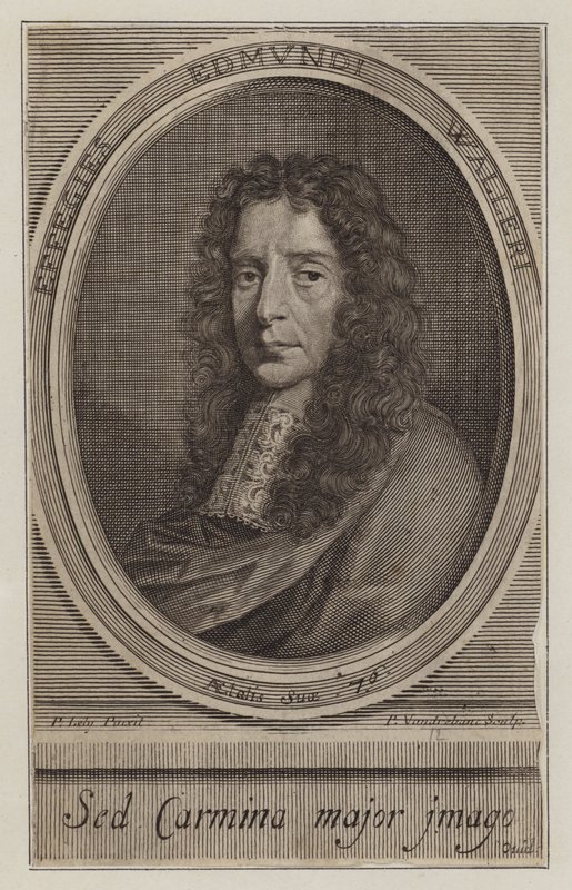 Edmund Waller , anglický básník a politik (rytina) od Peter Vanderbank