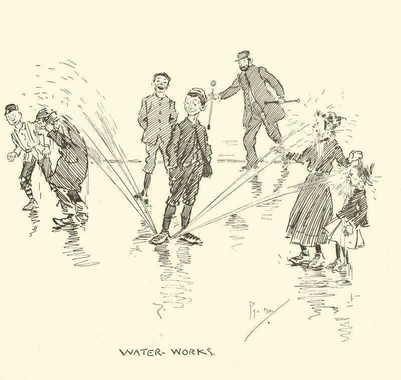 Ilustrace pro Phila Mayse Gutter-Snipese od Phil May