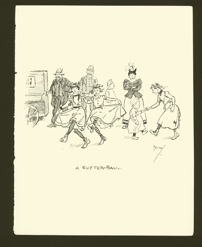 Ilustrace pro Phila Mayse Gutter-Snipese od Phil May