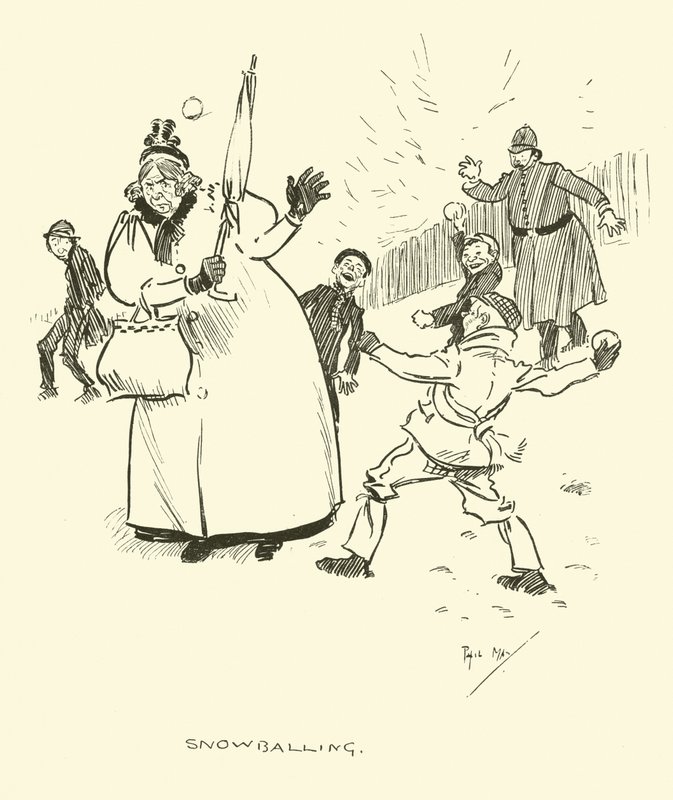 Ilustrace pro Phila Mayse Gutter-Snipese od Phil May