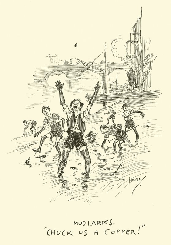 Ilustrace pro Phila Mayse Gutter-Snipese od Phil May