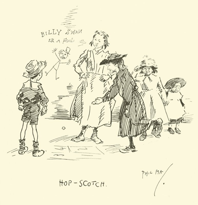 Ilustrace pro Phila Mayse Gutter-Snipese od Phil May