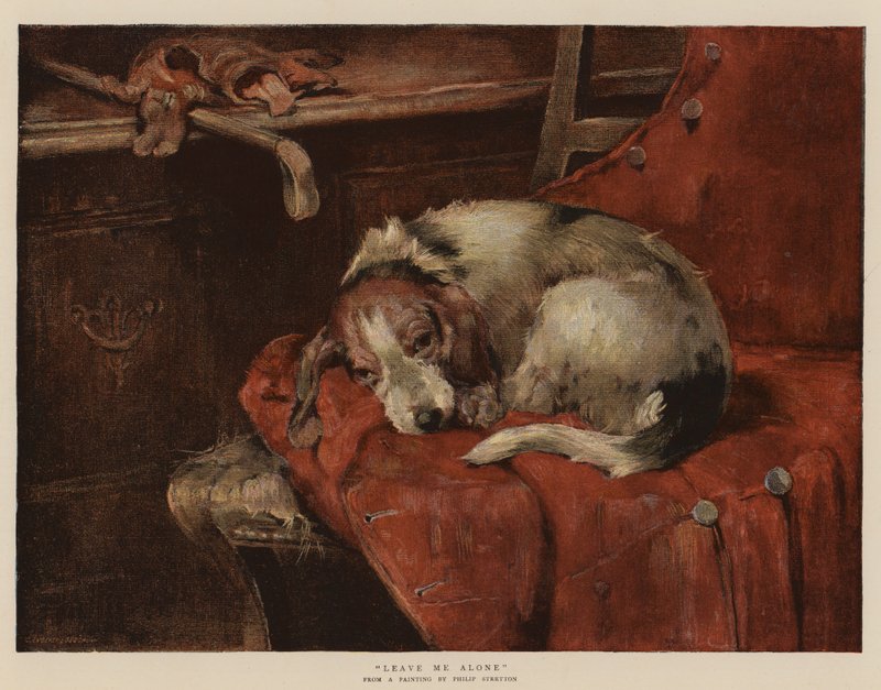 Nech mě být (chromolitho) od Philip Eustace Stretton
