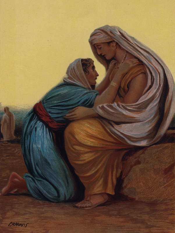 Ruth a Naomi od Philip Richard Morris
