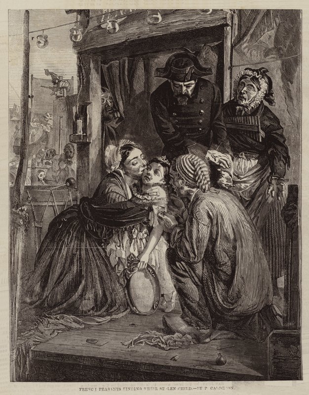 Francouzští rolníci nacházejí své ukradené dítě od Philip Hermogenes Calderon