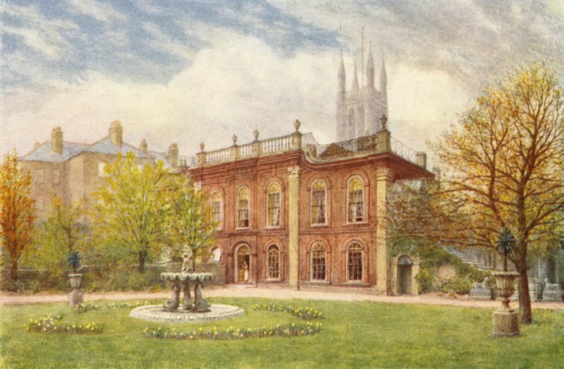 Bradmore House, Hammersmith, duben 1904 od Philip Norman