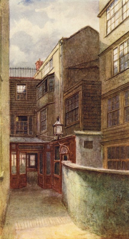 Kavárna Dicks, Fleet Street, 1899 od Philip Norman